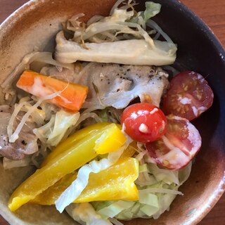 タジン鍋風　豚肉野菜焼き